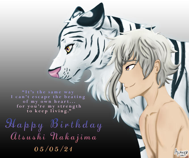 Birthday Art for Atsushi Nakajima of Bungou Stray Dogs