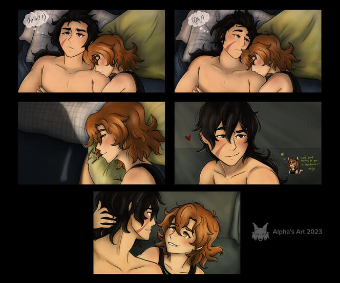 Voltron: Keith/Pidge TWD Redraw