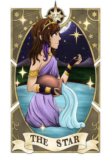 Self Insert Character based on Tarot Card Event on BSD Mayoi