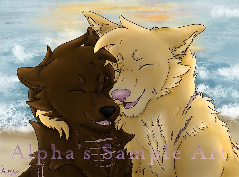 Bust Shaded + Extra Character, Detailed Background