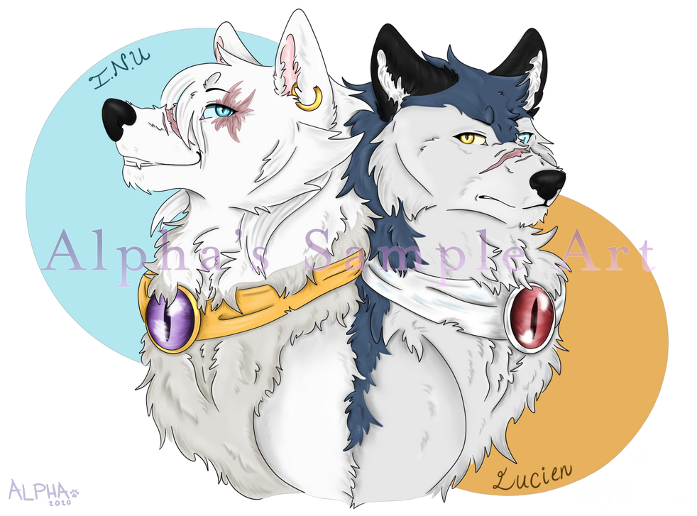 Bust Shaded + Extra Character, Simple Shade Flat Color